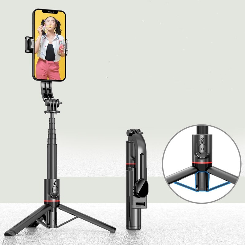 „Selfie Stick“ trikojis su nuotoliniu ištraukiamu nešiojamu mobiliuoju telefonu belaidžiu „Bluetooth“ asmenukių lazda, skirta asmenukės vaizdo įrašymui