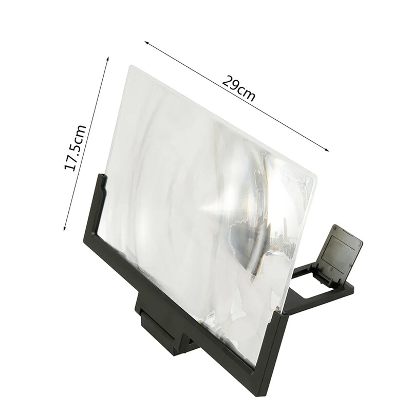 14-inčno pojačalo zaslona mobilnog telefona, 3D stalak za povećalo, povećalo, HD video pojačalo, stalak za telefon, nosač povećanog zaslona