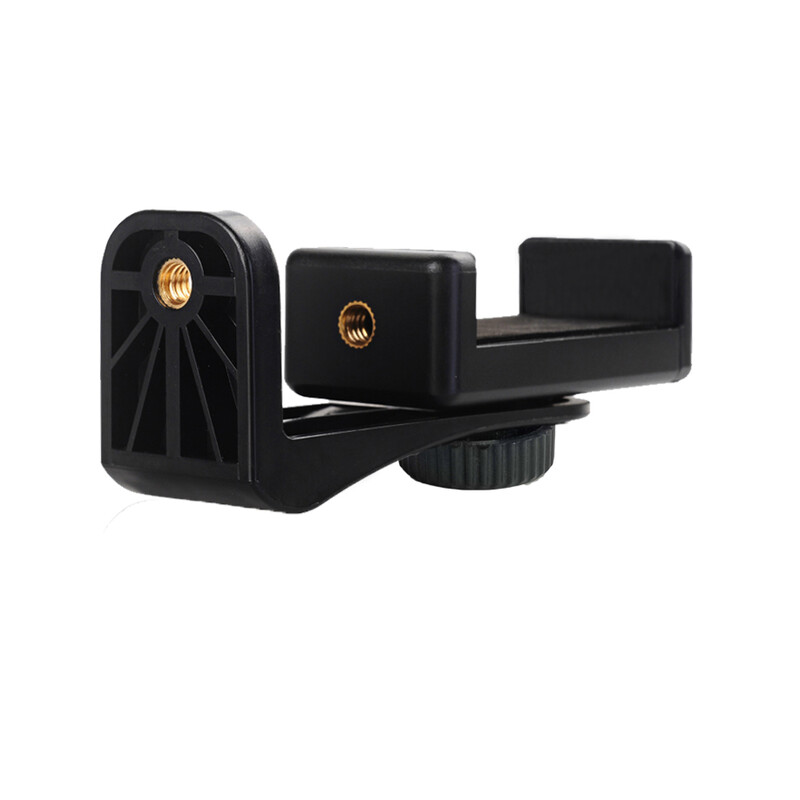 Universalus telefono trikojo tvirtinimo adapteris Mobiliojo telefono kirpimo laikiklis Vertikalus 360 laipsnių trikojo stovas 1/4 prisukamas mobiliojo telefono spaustuko laikiklis