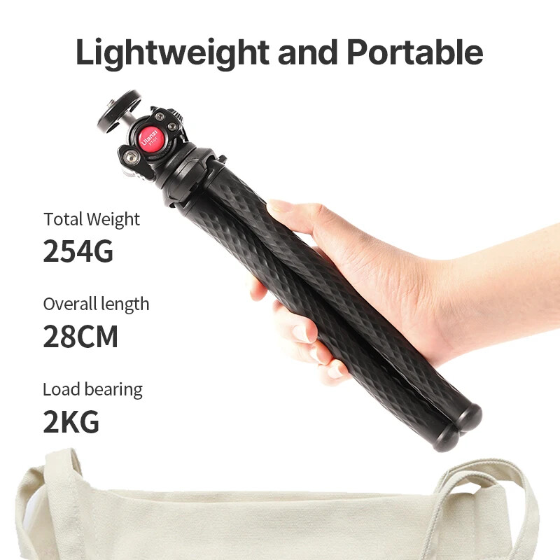 Ulanzi FT-01 lankstus trikojis, skirtas išmaniųjų telefonų aštuonkojų trikojams su 1/4 prisukamu telefono laikikliu Mobilus Vlogging trikojis Kelioninis trikojis