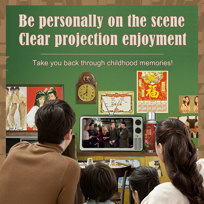 12-inčni 3D držač za telefon za iphone 15 16 HD video pojačalo Surround zvuka Proširivo postolje Povećalo zaslona telefona Retro TV Box