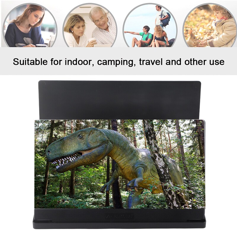 Mobiiltelefoni ekraani luup Video HD võimendi Suurenda ekraani statiivi kronstein Ekraani suurendusklamber Video luubi klamber