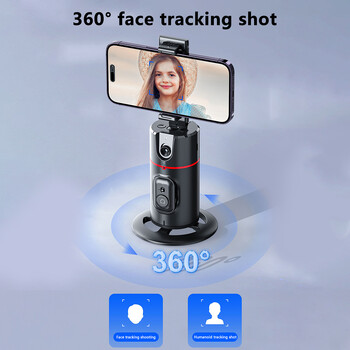 Auto Tracking Smart Shoot Robot Cameraman 360 Face Phone Holde AI Shooting Selfie Stick Gimbal Stabilizer For Vlog Live Video