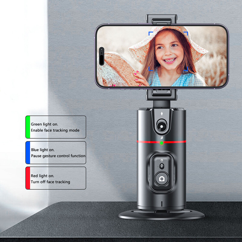 Urmărire automată Smart Shoot Robot Cameraman 360 Face Phone Holde AI Shooting Selfie Stick Stabilizator Gimbal pentru Vlog Video Live