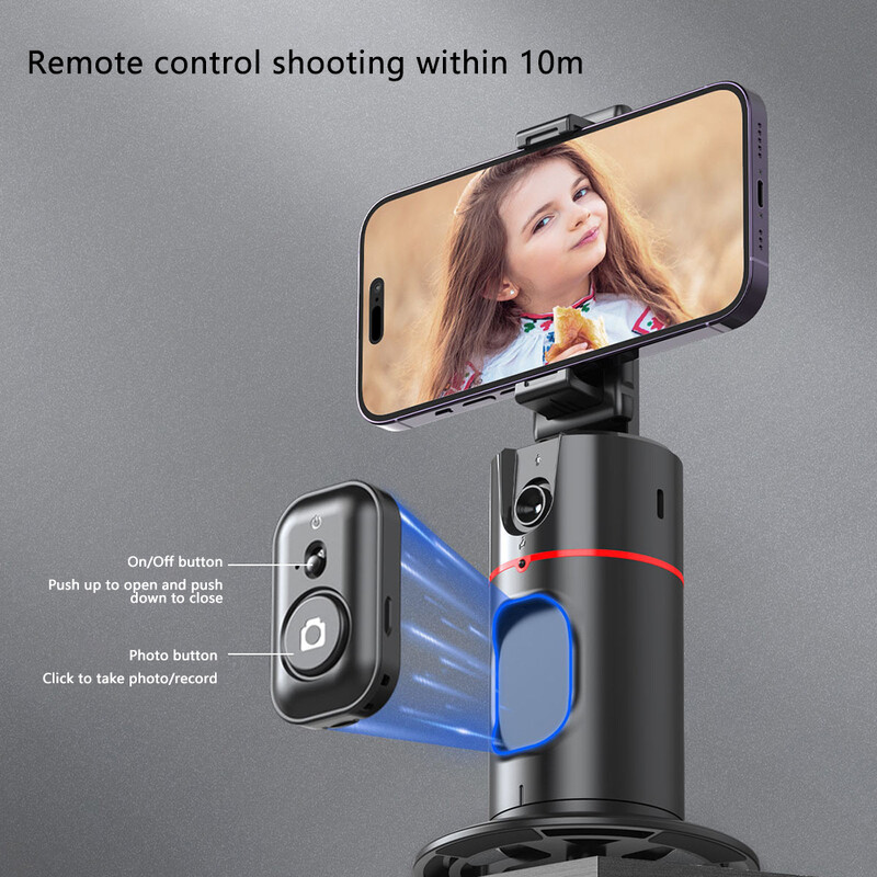 Urmărire automată Smart Shoot Robot Cameraman 360 Face Phone Holde AI Shooting Selfie Stick Stabilizator Gimbal pentru Vlog Video Live