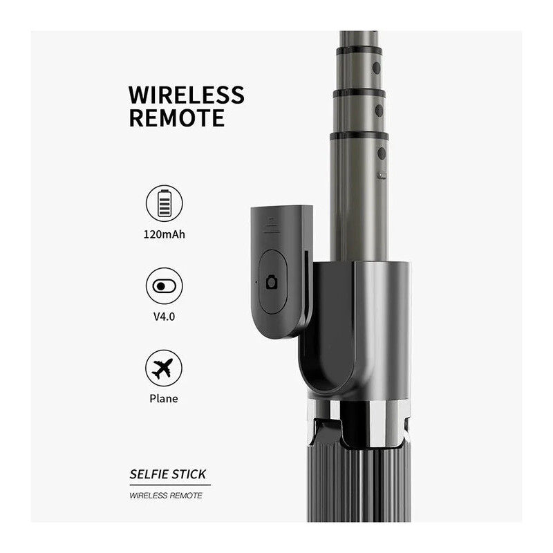 Ručni gimbal stabilizator za pametni telefon 1-osni sa selfie štapom stativ Bežični Bluetooth daljinski upravljač za iPhone Android