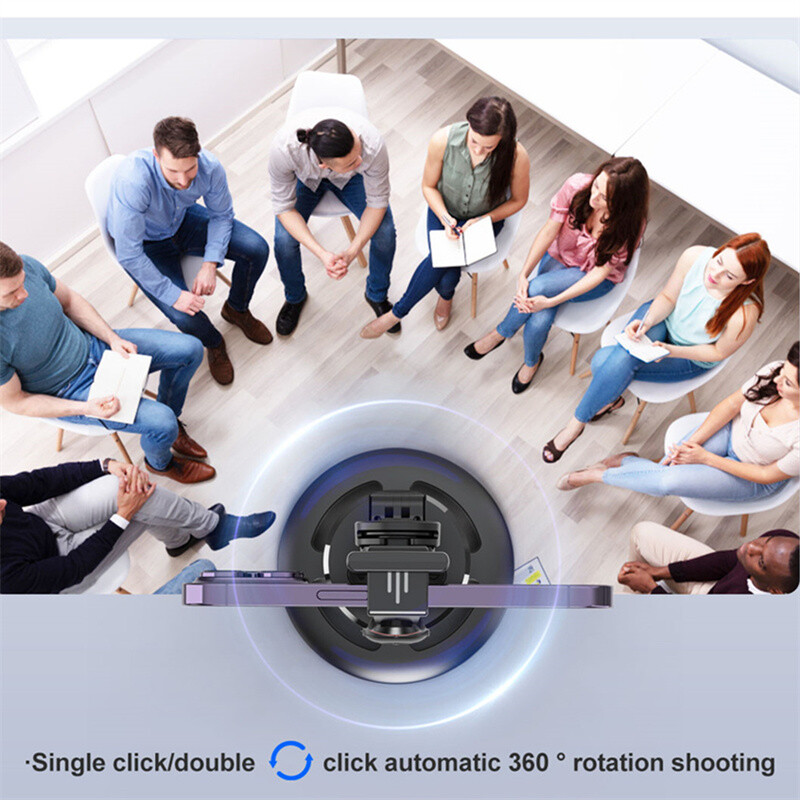 360 Rotation Gimbal stabilizator Follow-up Selfie Desktop Face Tracking Gimbal za Tiktok pametni telefon uživo s daljinskim zatvaračem