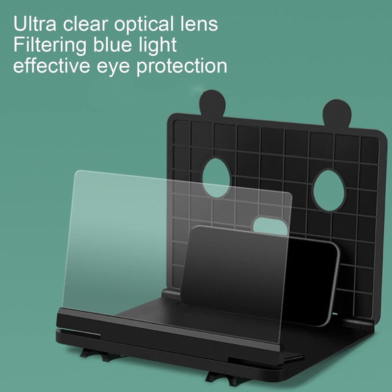 8 colių mobiliojo telefono ekranas nešiojamas didinamasis stiklas, didelės raiškos vaizdo palaikymas, didelės raiškos sulankstomas telefono stiprintuvas