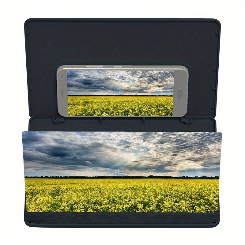 10 colių mobiliojo telefono ekrano stiprintuvas HD anti-mėlynos šviesos akių apsauga 3D vaizdo didintuvas Sulankstomas nešiojamas nešiojamojo kompiuterio stiprintuvas