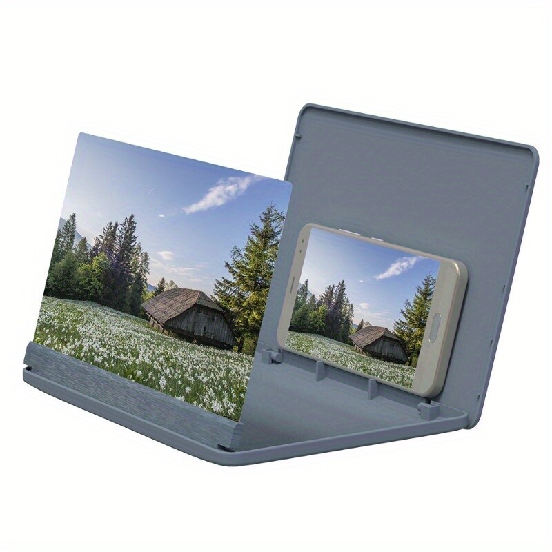 10 colių mobiliojo telefono ekrano stiprintuvas HD anti-mėlynos šviesos akių apsauga 3D vaizdo didintuvas Sulankstomas nešiojamas nešiojamojo kompiuterio stiprintuvas