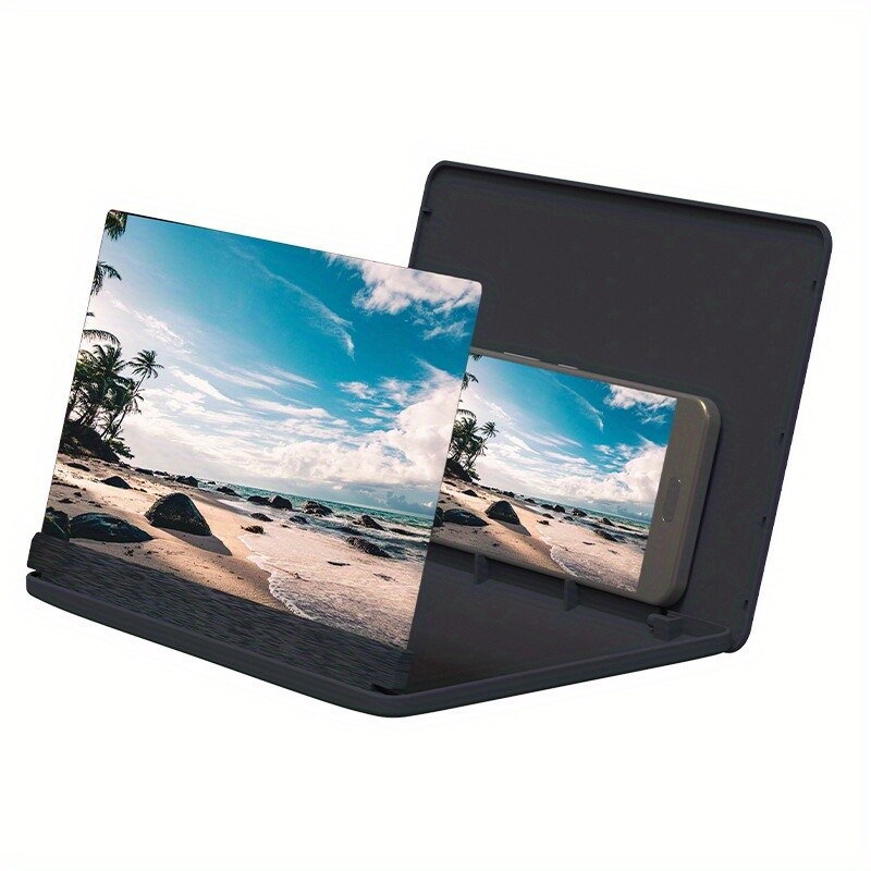 10 colių mobiliojo telefono ekrano stiprintuvas HD anti-mėlynos šviesos akių apsauga 3D vaizdo didintuvas Sulankstomas nešiojamas nešiojamojo kompiuterio stiprintuvas