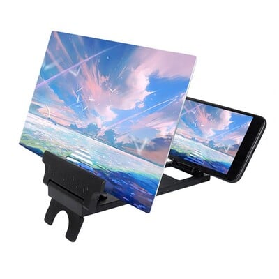 Sulankstomas telefono ekrano didintuvas su HD suderinamas mastelio keitimo optika Anti-radiation telefono ekrano didintuvas, skirtas sumažinti regėjimo nuovargį 3D