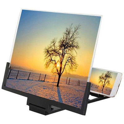 12/14 colių mobiliojo telefono ekrano stiprintuvas 3D didinamojo stiklo stovas didintuvas HD vaizdo stiprintuvas telefono stovas padidintas ekrano laikiklis