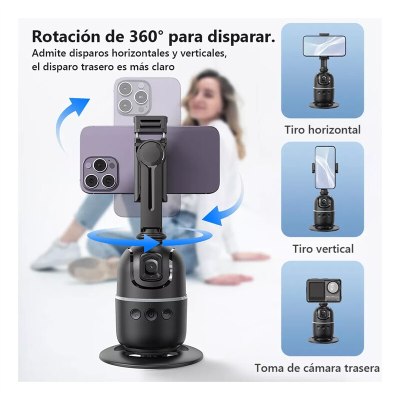 P03 Gimbal stabilizator za mobilni telefon AI 360 Follow Selfie Stand Face Tracking Desktop Gimbal za mobitele i kamere