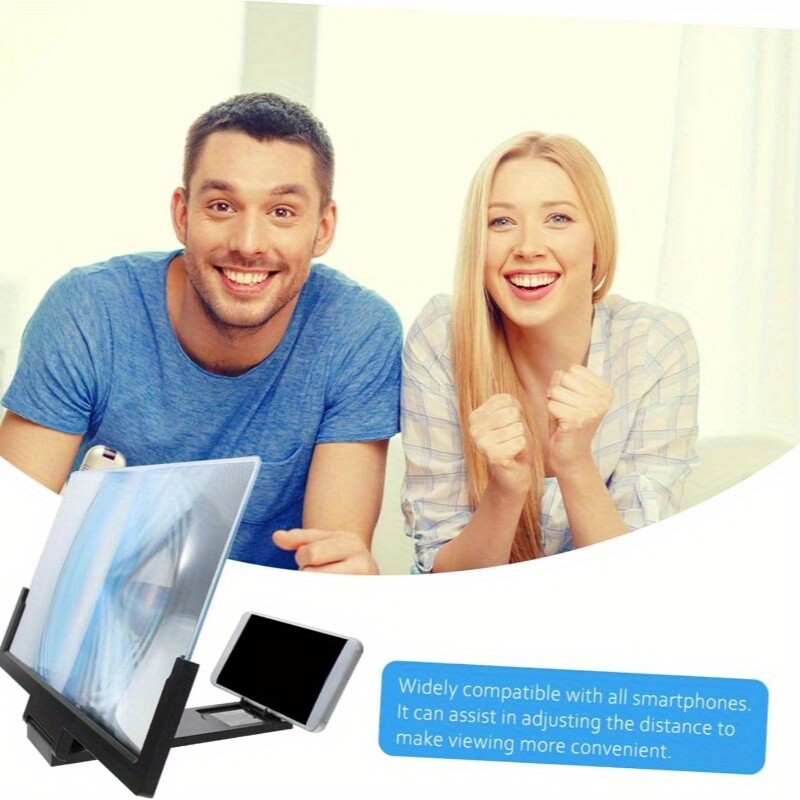 14 colių telefono ekrano stiprintuvas Telefono vaizdo stiprintuvas TV projektorius Sulankstomas mobilusis telefonas 3D telefono ekrano padidinimo projektorius