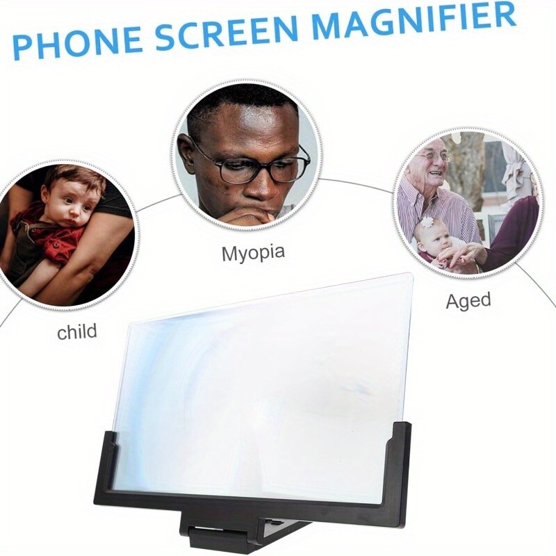 14 colių telefono ekrano stiprintuvas Telefono vaizdo stiprintuvas TV projektorius Sulankstomas mobilusis telefonas 3D telefono ekrano padidinimo projektorius