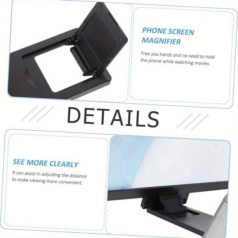 14 colių telefono ekrano stiprintuvas Telefono vaizdo stiprintuvas TV projektorius Sulankstomas mobilusis telefonas 3D telefono ekrano padidinimo projektorius