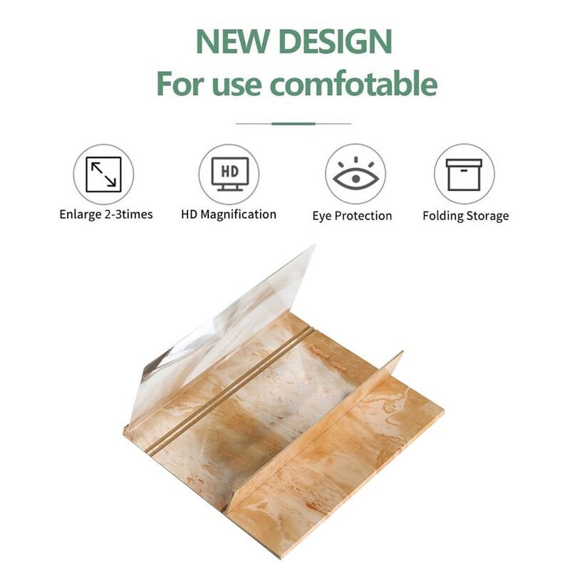 Ekrano didinamasis stiprintuvas Filmas Vaizdo telefono stiprintuvas Ekrano telefono projektorius 12 colių nešiojamasis telefono ekrano stiprintuvas