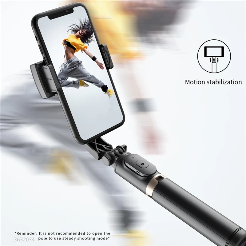 FANGTUOSI NOU stabilizator video mobil cu Bluetooth selfie stick stabilizator cardan smartphone streaming live fotografiere verticală