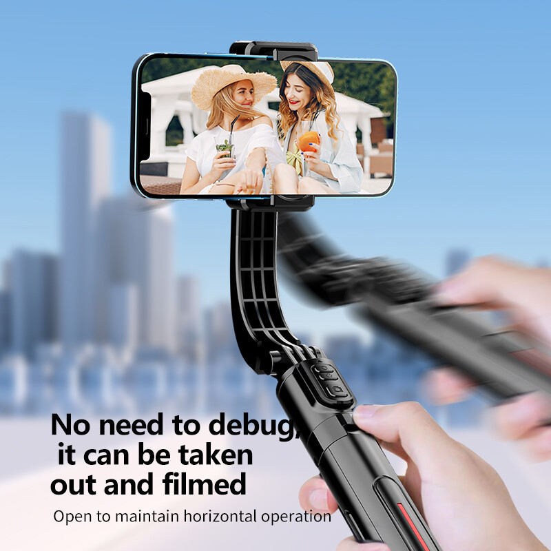 „Selfieshow“ 360° subalansuotas stabilus fotografavimo išplėtimas trikojis „selfie Stick“ mobiliojo telefono laikiklis telefono stovas mobiliojo telefono stabilizatorius
