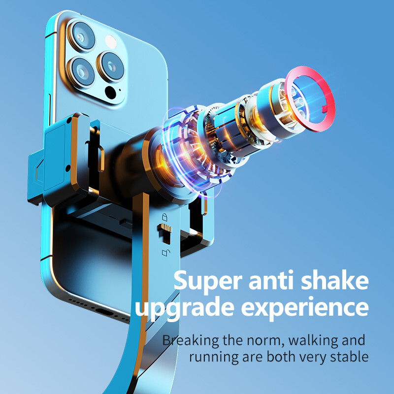 „Selfieshow“ 360° subalansuotas stabilus fotografavimo išplėtimas trikojis „selfie Stick“ mobiliojo telefono laikiklis telefono stovas mobiliojo telefono stabilizatorius