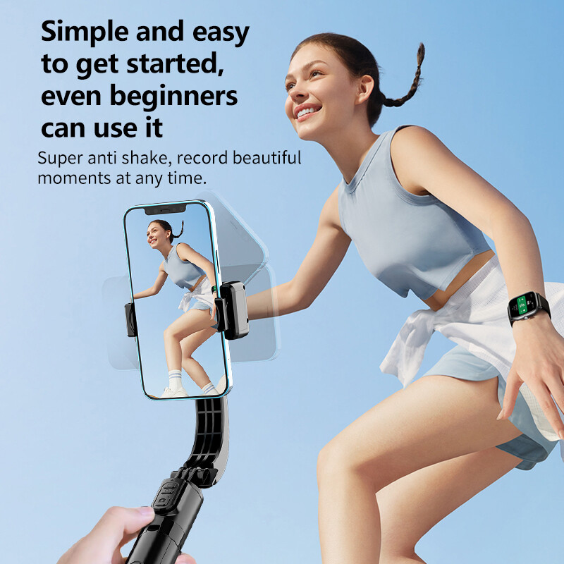 „Selfieshow“ 360° subalansuotas stabilus fotografavimo išplėtimas trikojis „selfie Stick“ mobiliojo telefono laikiklis telefono stovas mobiliojo telefono stabilizatorius