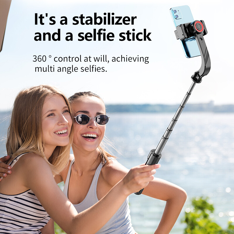 „Selfieshow“ 360° subalansuotas stabilus fotografavimo išplėtimas trikojis „selfie Stick“ mobiliojo telefono laikiklis telefono stovas mobiliojo telefono stabilizatorius
