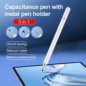 3-в-1 капацитивен стилус за сензорен екран стилус писалка за таблет сензорна писалка за мобилен телефон универсален капацитивен молив за телефон