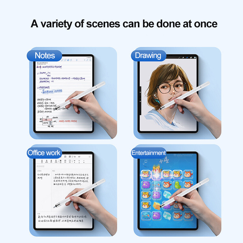 3-в-1 капацитивен стилус за сензорен екран стилус писалка за таблет сензорна писалка за мобилен телефон универсален капацитивен молив за телефон