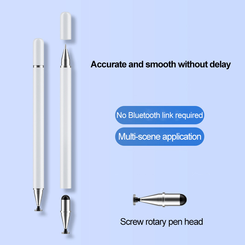 3-в-1 капацитивен стилус за сензорен екран стилус писалка за таблет сензорна писалка за мобилен телефон универсален капацитивен молив за телефон