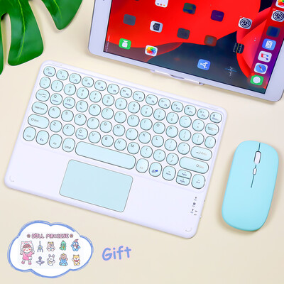 9 10 11 inčni iPad Tipkovnica Miš Bežični Bluetooth Teclado za iPad Pro Air 4 Xiaomi Samsung Huawei Tablet Android IOS Windows