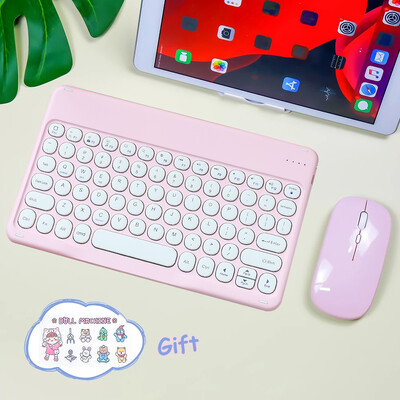9 10 11 inčni iPad Tipkovnica Miš Bežični Bluetooth Teclado za iPad Pro Air 4 Xiaomi Samsung Huawei Tablet Android IOS Windows