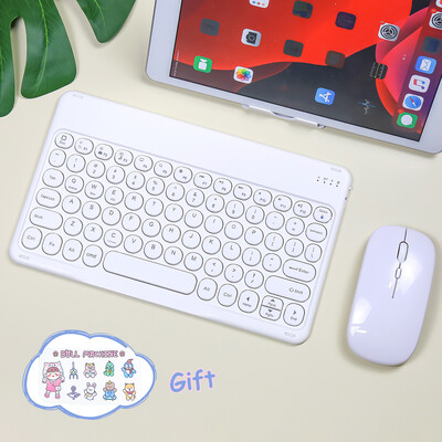 9 10 11 inčni iPad Tipkovnica Miš Bežični Bluetooth Teclado za iPad Pro Air 4 Xiaomi Samsung Huawei Tablet Android IOS Windows