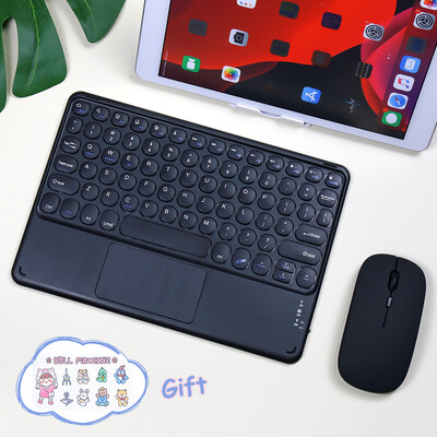 9 10 11 inčni iPad Tipkovnica Miš Bežični Bluetooth Teclado za iPad Pro Air 4 Xiaomi Samsung Huawei Tablet Android IOS Windows