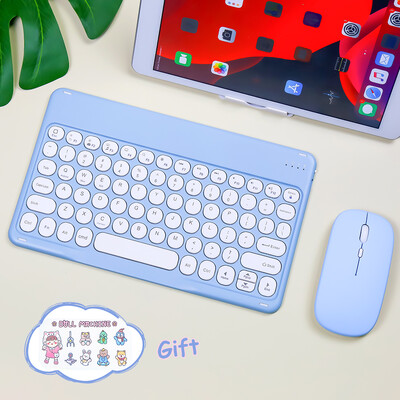 9 10 11 inčni iPad Tipkovnica Miš Bežični Bluetooth Teclado za iPad Pro Air 4 Xiaomi Samsung Huawei Tablet Android IOS Windows