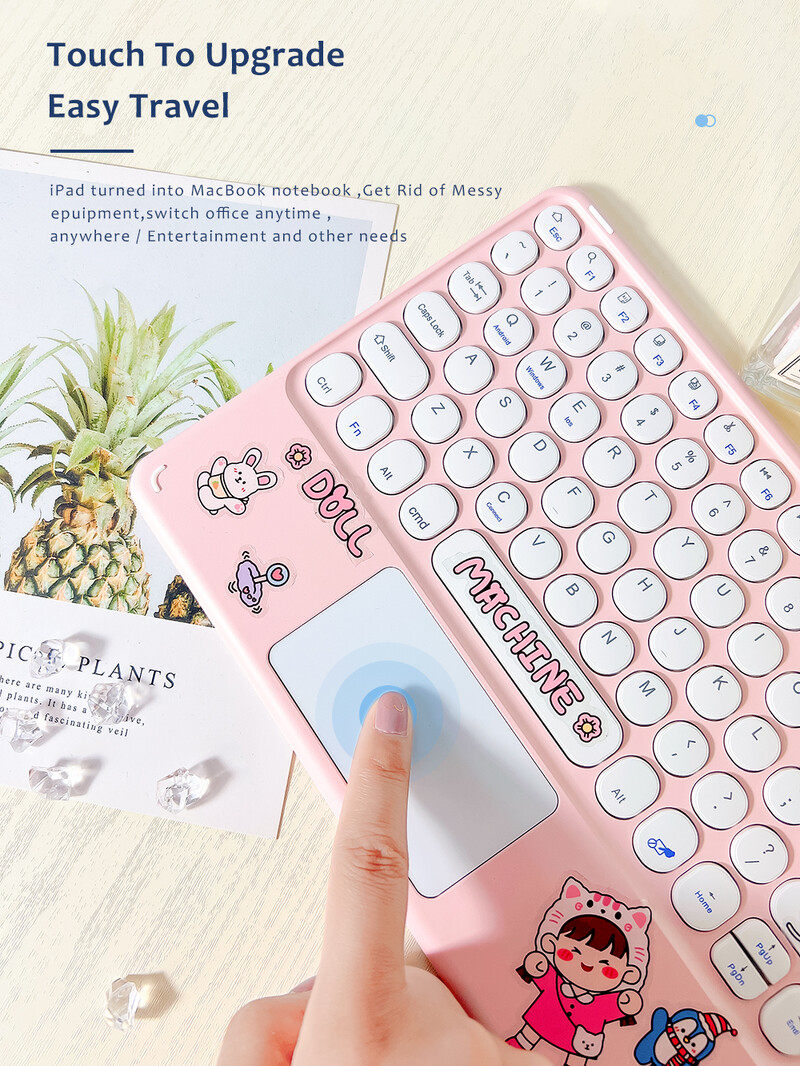 9 10 11 inčni iPad Tipkovnica Miš Bežični Bluetooth Teclado za iPad Pro Air 4 Xiaomi Samsung Huawei Tablet Android IOS Windows