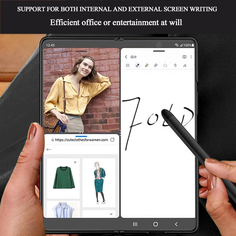 Stylus olovka za Samsung Galaxy Z Fold 5 5G kapacitivnu S olovku, zamjensku preklopnu 5 rukopisnu olovku za mobilni telefon na dodir za Ipad tablet