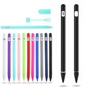 4 u 1 jednobojna mekana silikonska navlaka za Apple Pencil 1 futrola za tablet Touch Pen Stylus Zaštitna navlaka Školjka Dodaci