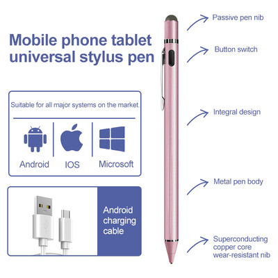 Olovka za dodir Za dodatke za mobitele Stylus za android Univerzalna kapacitivna olovka Stylus Pen za tablet Stylus za Xiaomi