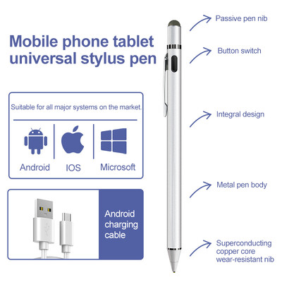 Olovka za dodir Za dodatke za mobitele Stylus za android Univerzalna kapacitivna olovka Stylus Pen za tablet Stylus za Xiaomi
