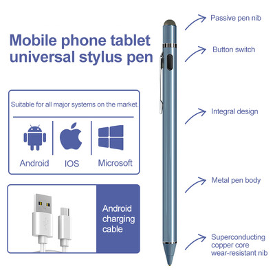 Olovka za dodir Za dodatke za mobitele Stylus za android Univerzalna kapacitivna olovka Stylus Pen za tablet Stylus za Xiaomi