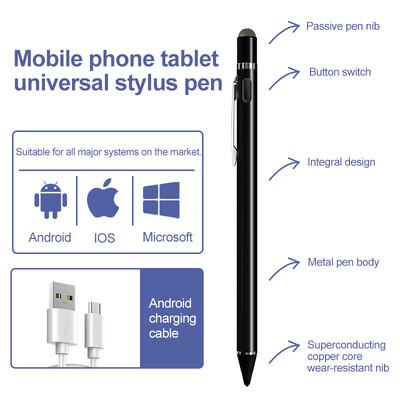 Olovka za dodir Za dodatke za mobitele Stylus za android Univerzalna kapacitivna olovka Stylus Pen za tablet Stylus za Xiaomi