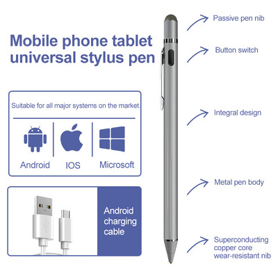 Olovka za dodir Za dodatke za mobitele Stylus za android Univerzalna kapacitivna olovka Stylus Pen za tablet Stylus za Xiaomi