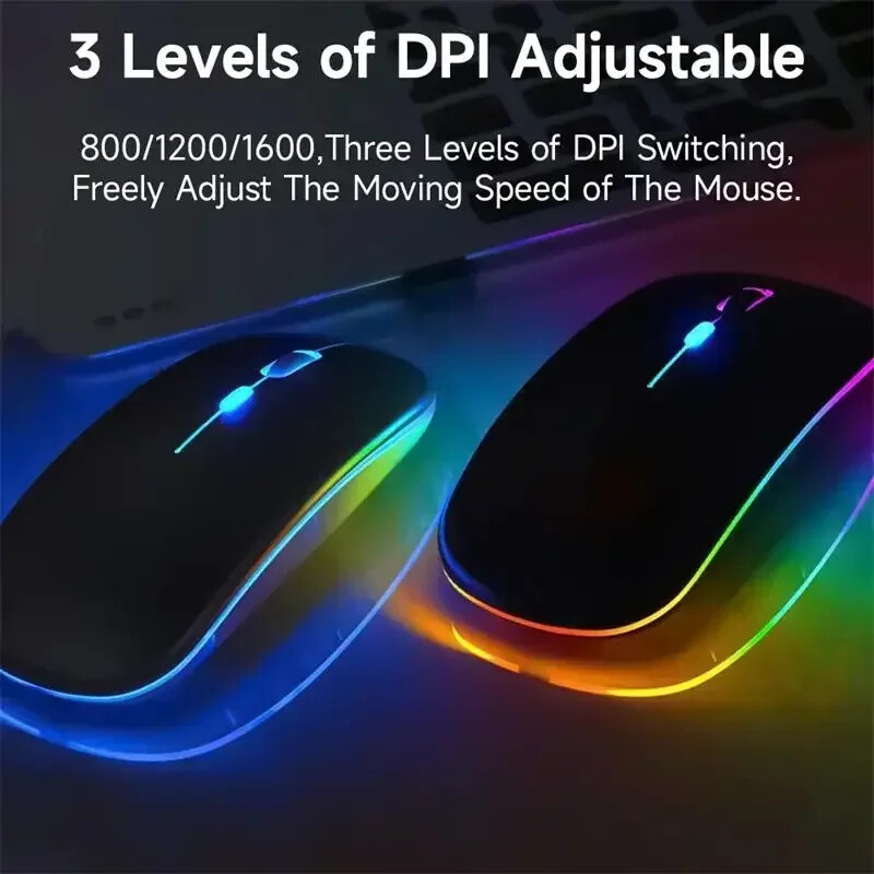 Klaviatūra planšetiniam kompiuteriui Android iOS Windows belaidė pelė Klaviatūra su Bluetooth suderinama Rainbow klaviatūra su apšvietimu, skirta iPad telefonui