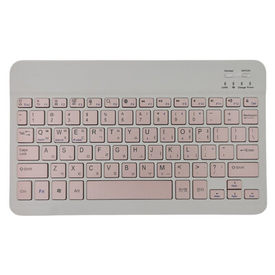 Mini tastatură portabilă fără fir Bluetooth spaniolă rusă coreeană de 10 inci pentru iPad XiaoXin Pad tabletă laptop IOS telefon Android