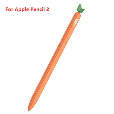 Slatka crtana mekana silikonska pernica, navlaka za Apple Pencil 2 Generation Anti-Loss silikonska kapica za pero za iPad Pencil 1. navlaka