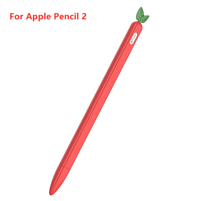 Slatka crtana mekana silikonska pernica, navlaka za Apple Pencil 2 Generation Anti-Loss silikonska kapica za pero za iPad Pencil 1. navlaka