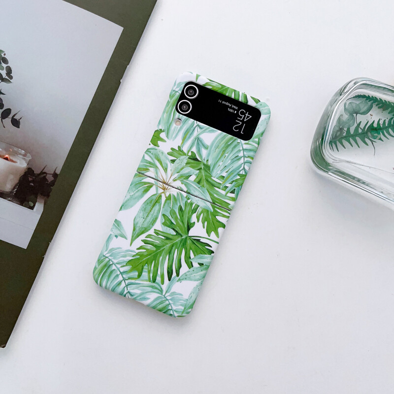 Akvarel tinta Torbica za mobilni telefon Samsung zflip4 sklopivi zaslon F7110 vodena naljepnica flip3 Torbica za mobitel prikladna za tvrdo računalo