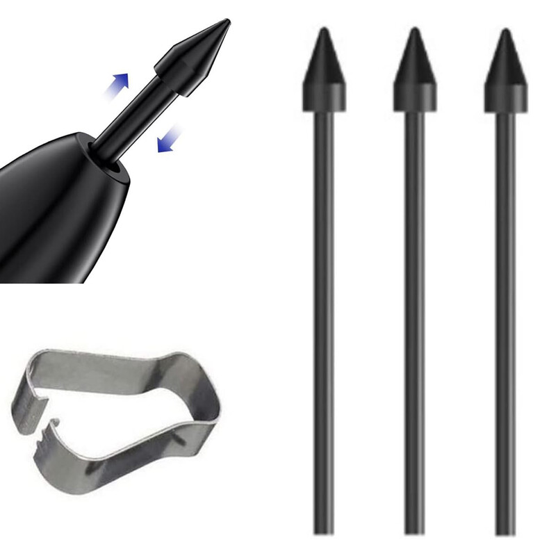 S23 Ultra Pen Vrh Stylus Pen Zamjenski vrh vrha za Samsung Galaxy S22 Ultra / S23 Ultra Rezervni vrhovi s metalnom kopčom