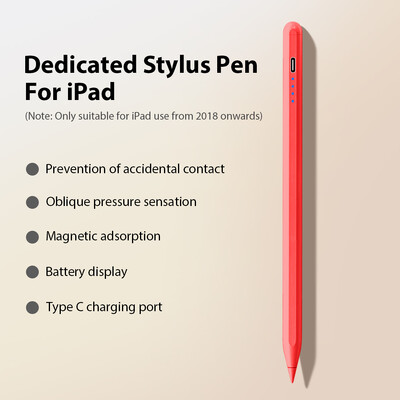 Аксесоар за таблет Stylus Pen е подходящ за Apple Pencil iPad Pro 12.9 11 10 9 7 8 9 10-то поколение Air 5 4 3 Mini 6 Touch Pen